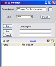 Zg cd extractor screenshot